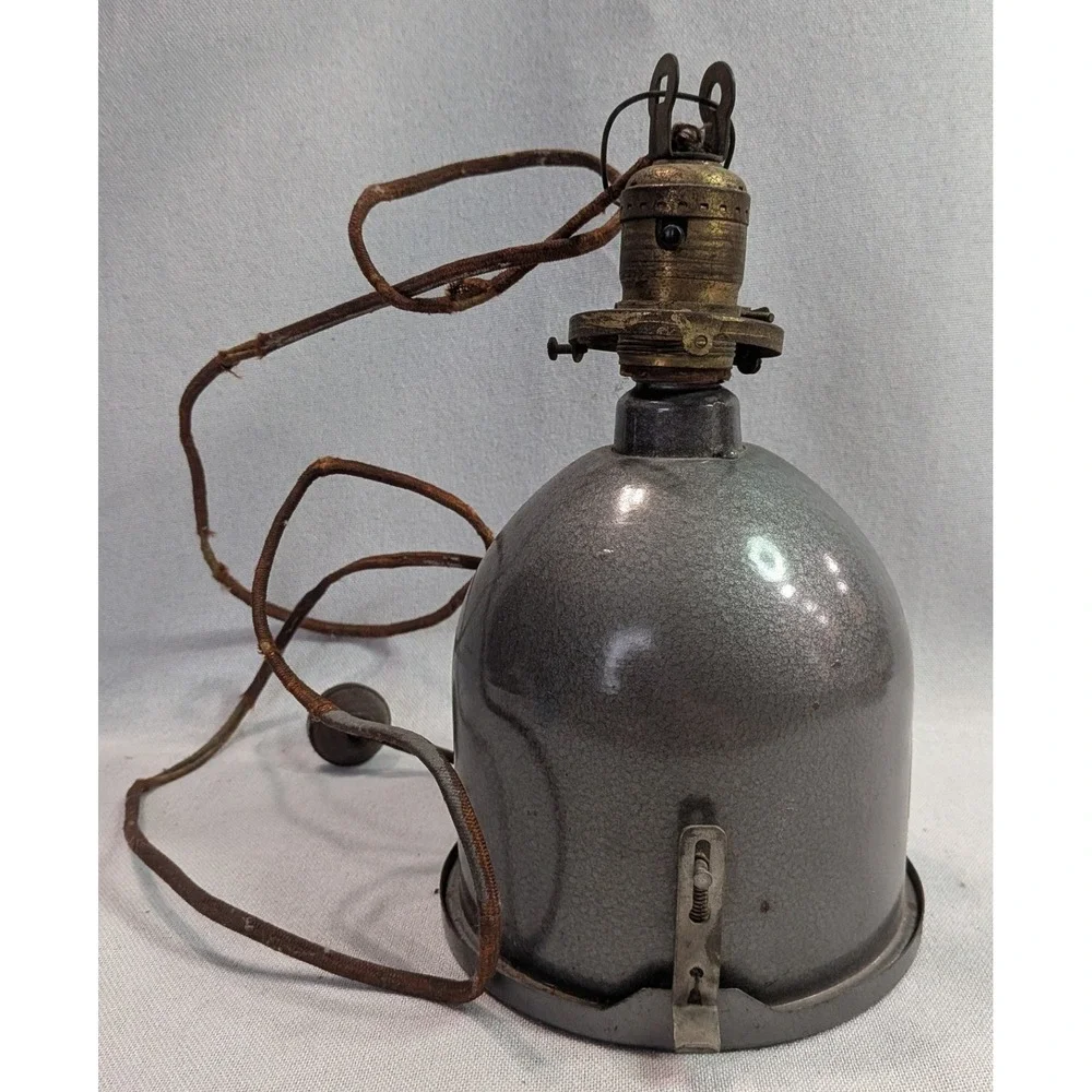 Kodak Wratten Series 0C Darkroom Safelight Vintage Gray Industrial Lamp Fair